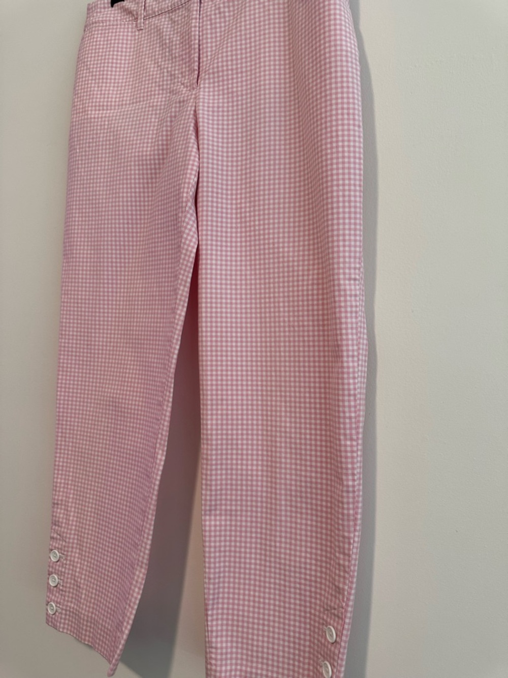 Pink Gingham Crop Pants - Picture 13 of 14